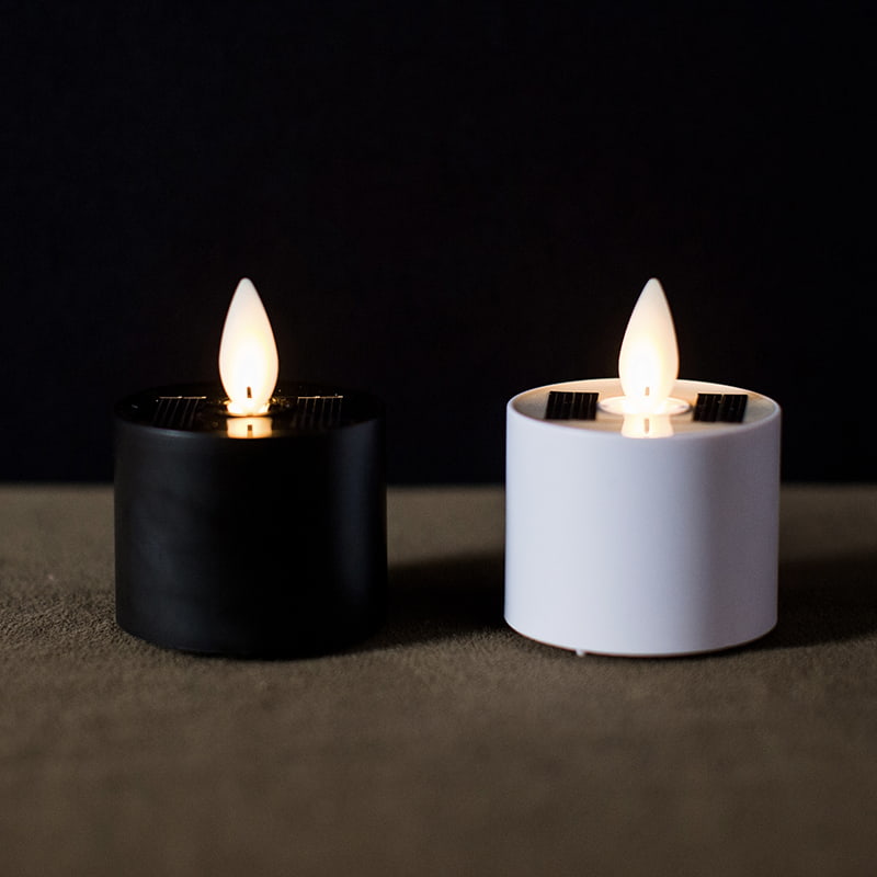 Velas LED solares sem chama Tealight