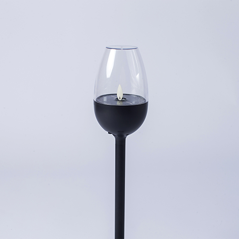 Vela tremeluzente sem chama movida a energia solar para copo de vinho