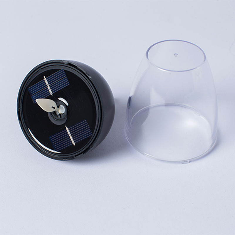 Vela tremeluzente sem chama movida a energia solar para copo de vinho